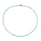 Collier en argent et Apatite bleue