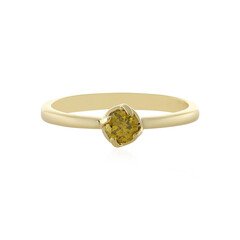 Bague en or et Diamant jaune I4