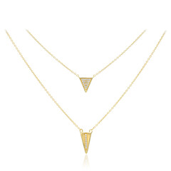 Collier en argent et Zircon