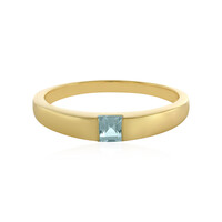 Bague en argent et Topaze bleu ciel