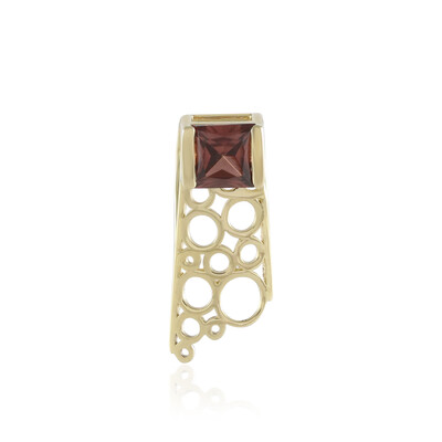 Pendentif en or et Zircon champagne (Ornaments by de Melo)