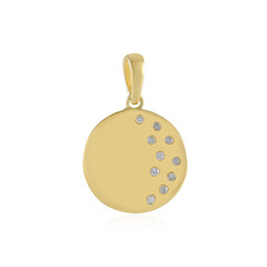 Pendentif en argent et Diamant I2 (I)