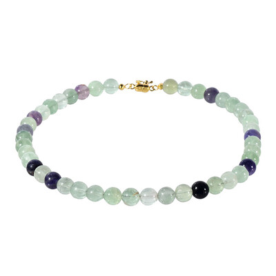 Collier en argent et Fluorite