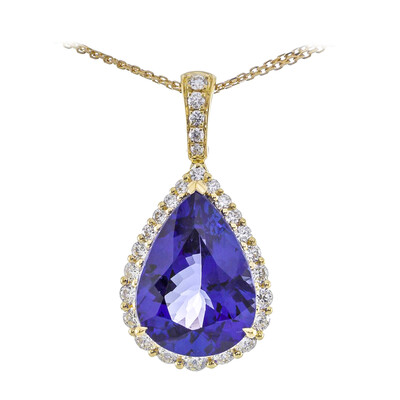 Collier en or et Tanzanite AAA (CIRARI)