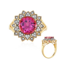 Bague en or et Tourmaline néon du Congo (D'vyere)
