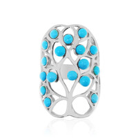 Bague en argent et Turquoise Sleeping Beauty (Anne Bever)