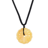 Collier et Calcite Orange
