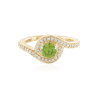 Bague en or et Grenat Démantoïde (AMAYANI)