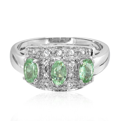 Bague en argent et Tourmaline Paraïba