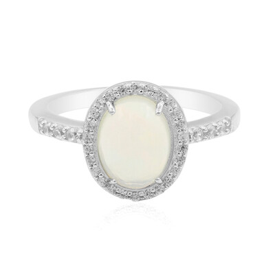 Bague en argent et Opale Welo