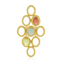 Pendentif en argent et Grenat d'Inde