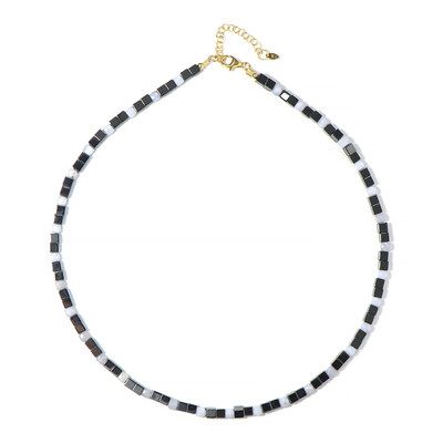 Collier en argent et Hématite noire