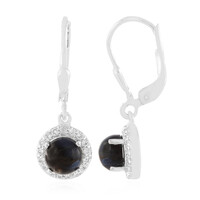 Boucles d'oreilles en argent et Pietersite