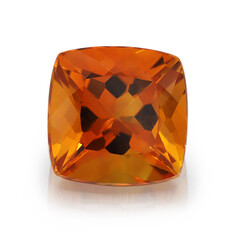  Citrine mandarine (gemme et boîte de collection)