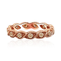 Bague en or et Diamant rose de France SI1 d'Argyle 