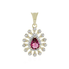 Pendentif en or et Tourmaline rose (Adela Gold)
