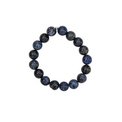 Bracelet en argent et Dumortiérite