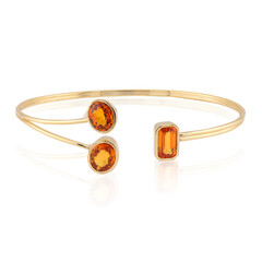 Bracelet en or et Saphir orange de Ban Ka Cha