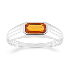 Bague pour homme en or et Saphir orange de Ban Ka Cha