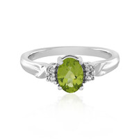 Bague en argent et Péridot de l'Arizona