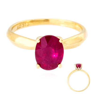 Bague en or et Rubis de Madagascar (de Melo)