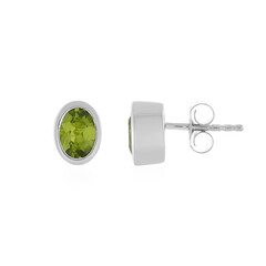 Boucles d'oreilles en argent et Péridot