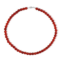 Collier en argent et Onyx rouge