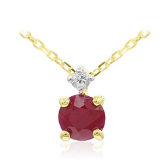 Collier en or et Rubis