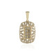 Pendentif en or et Diamant champagne SI2