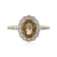 Bague en or et Pierre du Soleil de l’Orégon