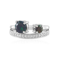 Bague en argent et Opale Mezezo (Adela Silber)