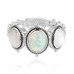 Bague en argent et Opale Welo (Dallas Prince Designs)