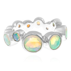 Bague en argent et Opale Welo