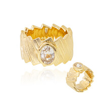 Bague en argent et Zircon (de Melo)