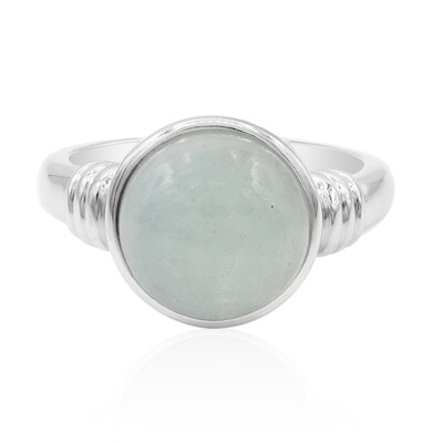 Bague en argent et Aigue-marine