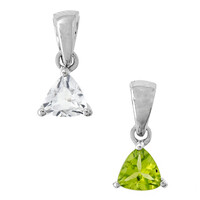 Pendentif en argent et Péridot