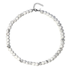 Collier en argent et Howlite