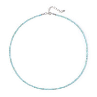 Collier en argent et Apatite