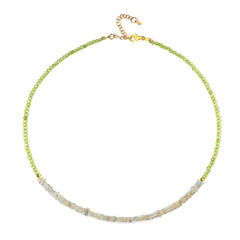 Collier en argent et Péridot
