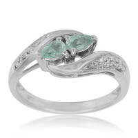 Bague en argent et Tourmaline Paraïba