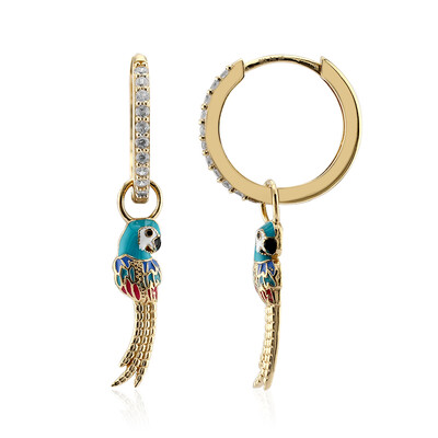 Boucles d'oreilles en argent et Zircon