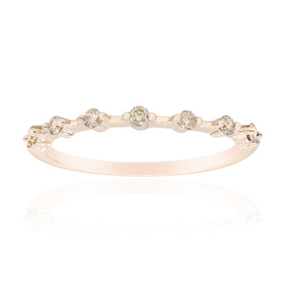 Bague en or et Diamant rose de France SI1 d'Argyle  (Annette)