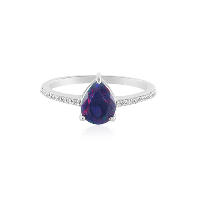 Bague en argent et Opale Mezezo