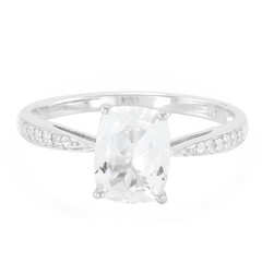 Bague en argent et Goshénite