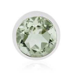 Pendentif en argent et Améthyste verte