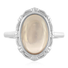Bague en argent et Quartz rose