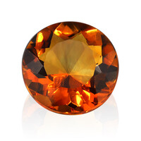  Citrine mandarine (gemme et boîte de collection)