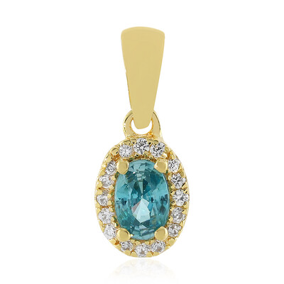 Pendentif en argent et Zircon de Ratanakiri