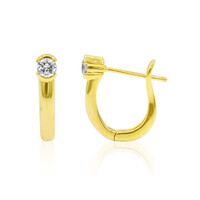 Boucles d'oreilles en or et Diamant IF (D)