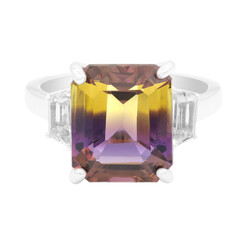 Bague en argent et Amétrine